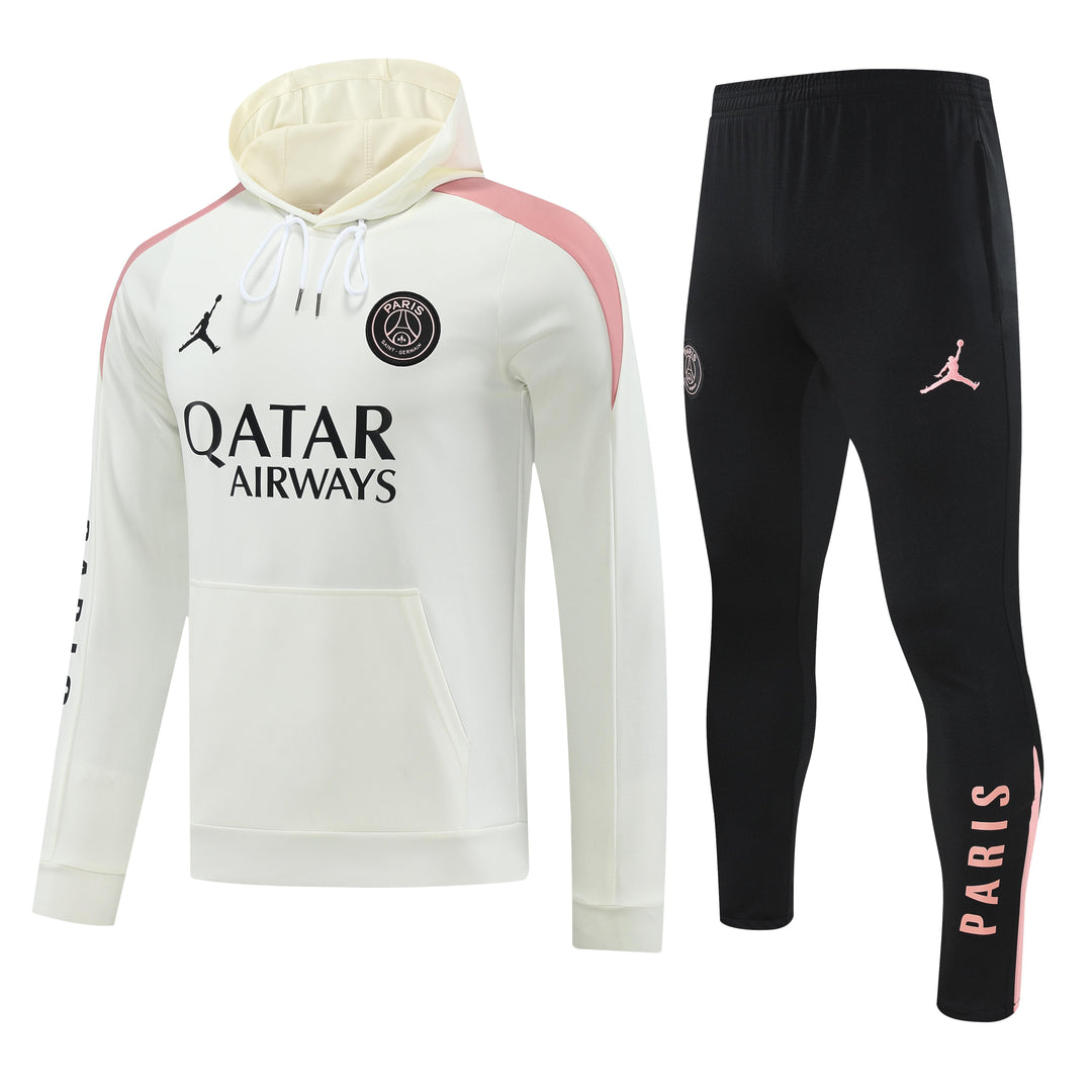 Conjunto PSG 2024/25 Branco - Capuz
