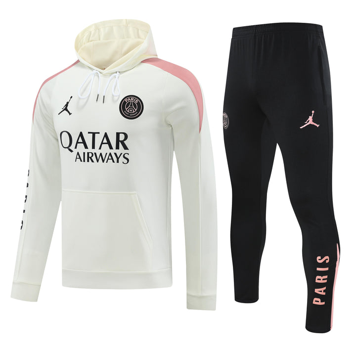 Conjunto PSG 2024/25 Branco - Capuz