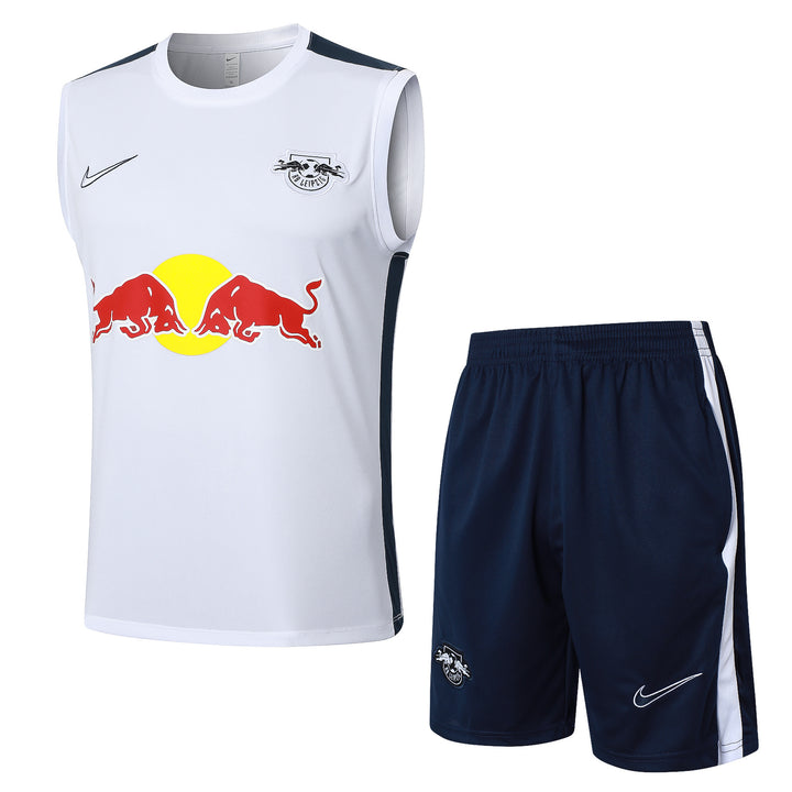 Kit Regata RB Leipzig 23/24 - Branco/Azul Marinho