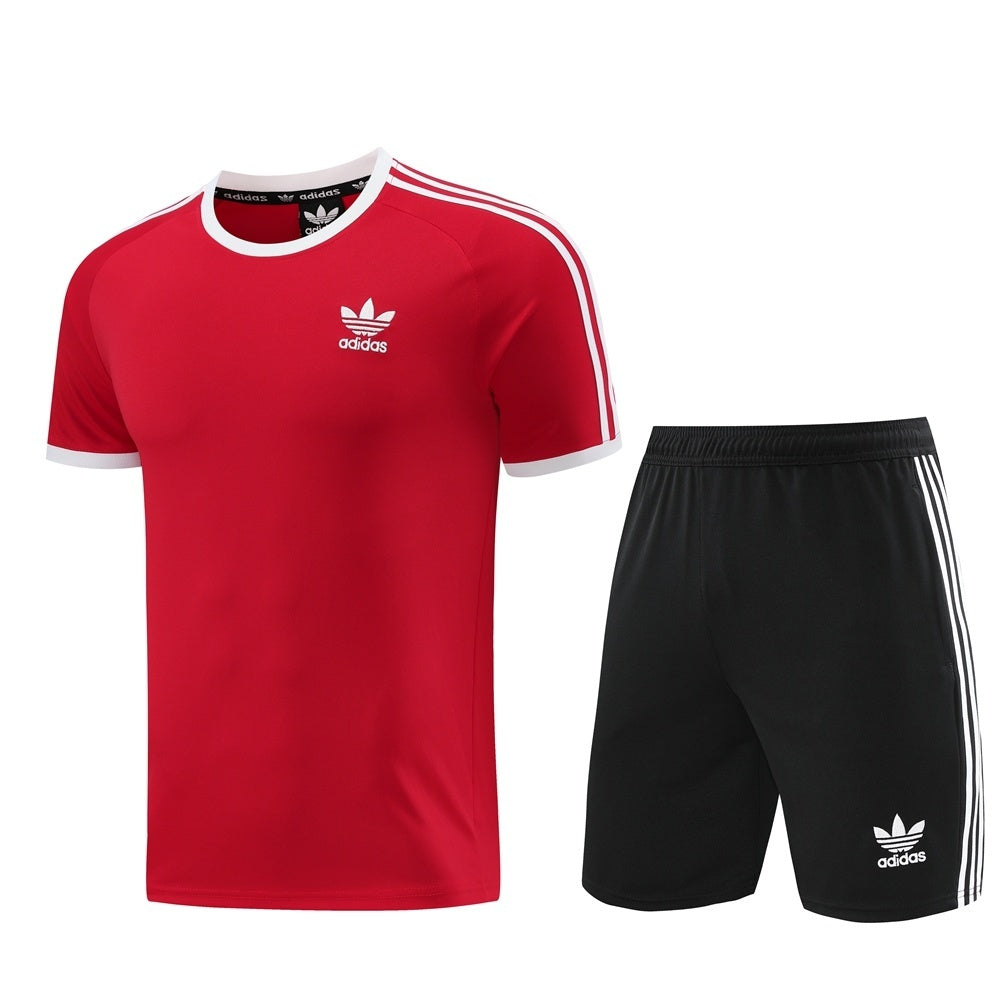 Kit Adidas - Vermelho
