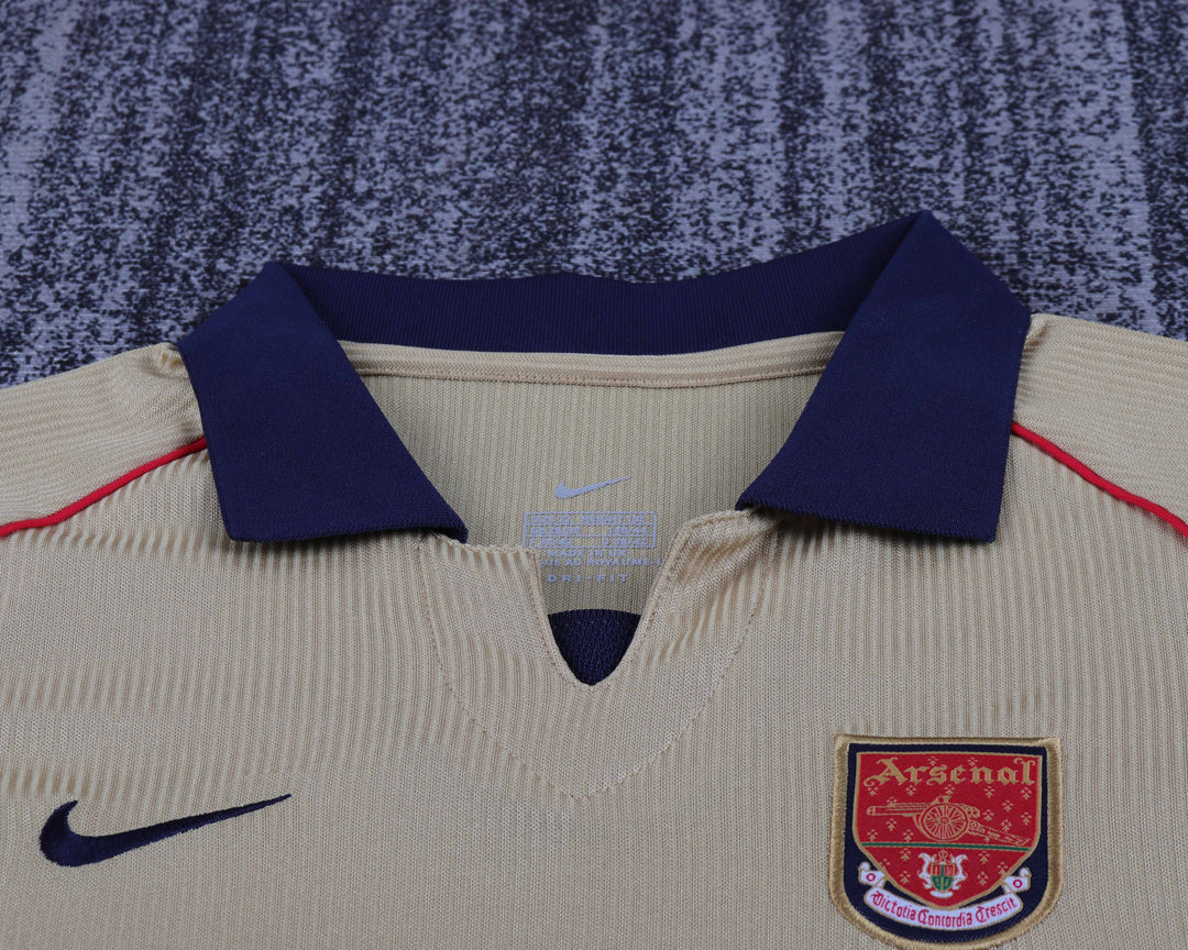 Camisa Retrô Arsenal 2001/02 Away Infantil – Belt Sports
