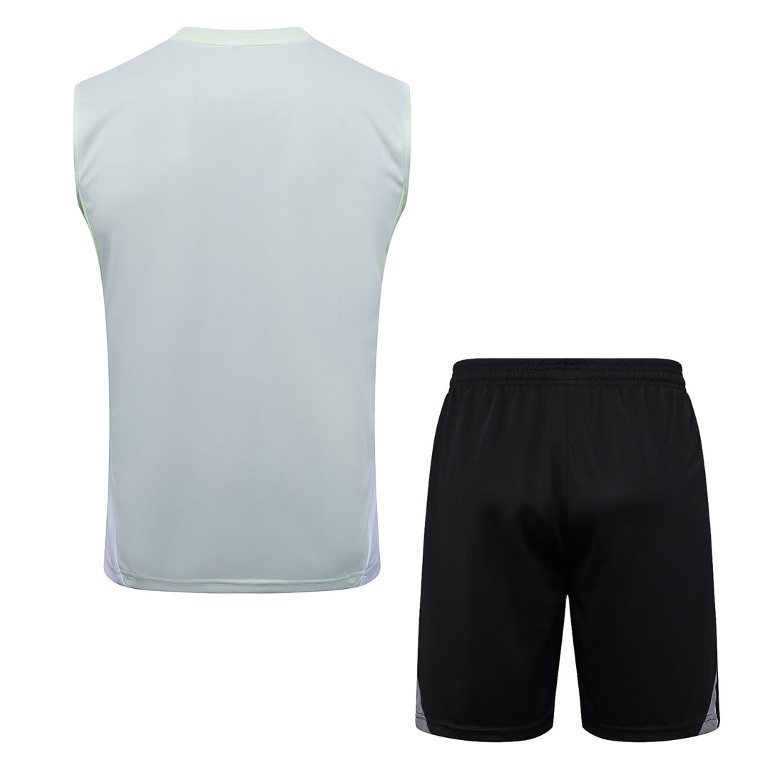 Kit Regata Al-Ahli Saudi 25/26 - Branco/Menta Suave/Preto