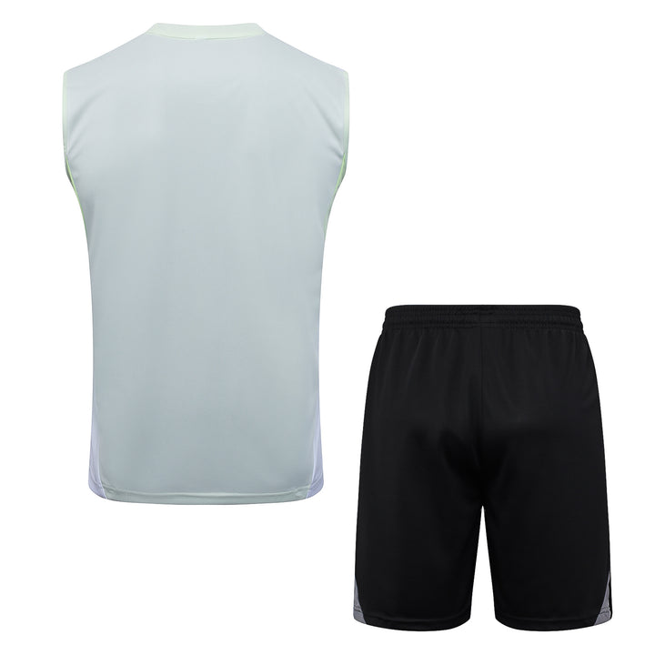 Kit Regata Al-Ahli Saudi 25/26 - Branco/Menta Suave/Preto