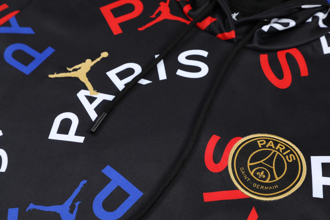 Conjunto PSG Preto - Capuz