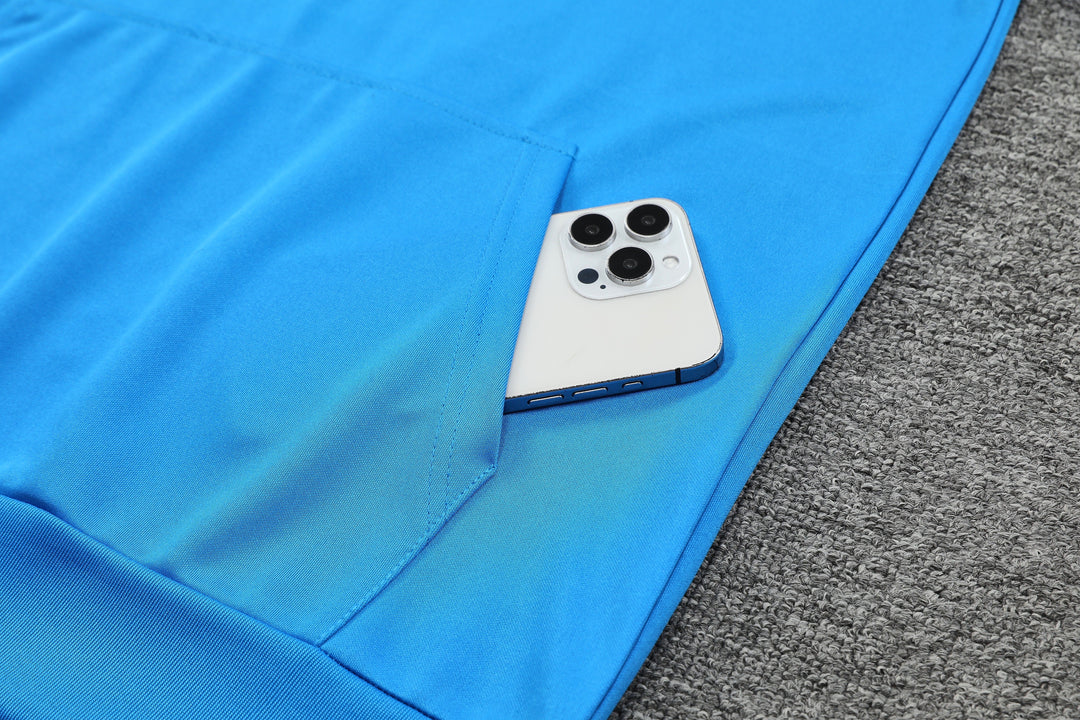 Conjunto Chelsea 2024/25 Azul Claro - Capuz