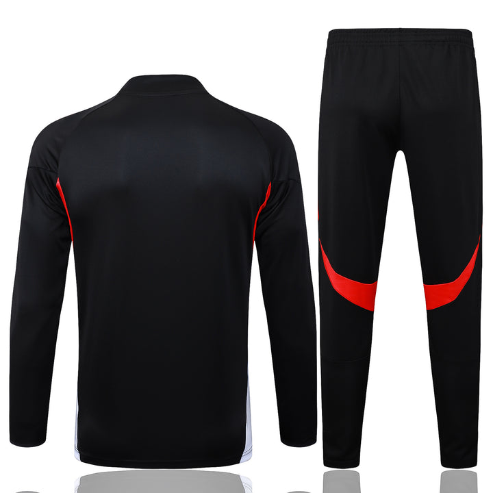 Conjunto Treino Bayern Munich 25/26 - Preto/Vermelho