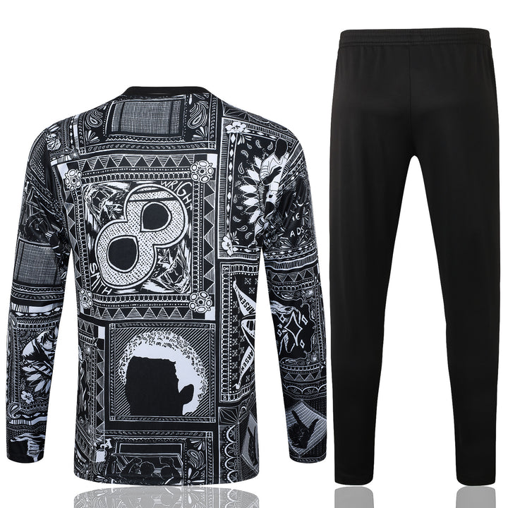 Conjunto Treino Arsenal 23/24 - Mosaico Preto/Branco