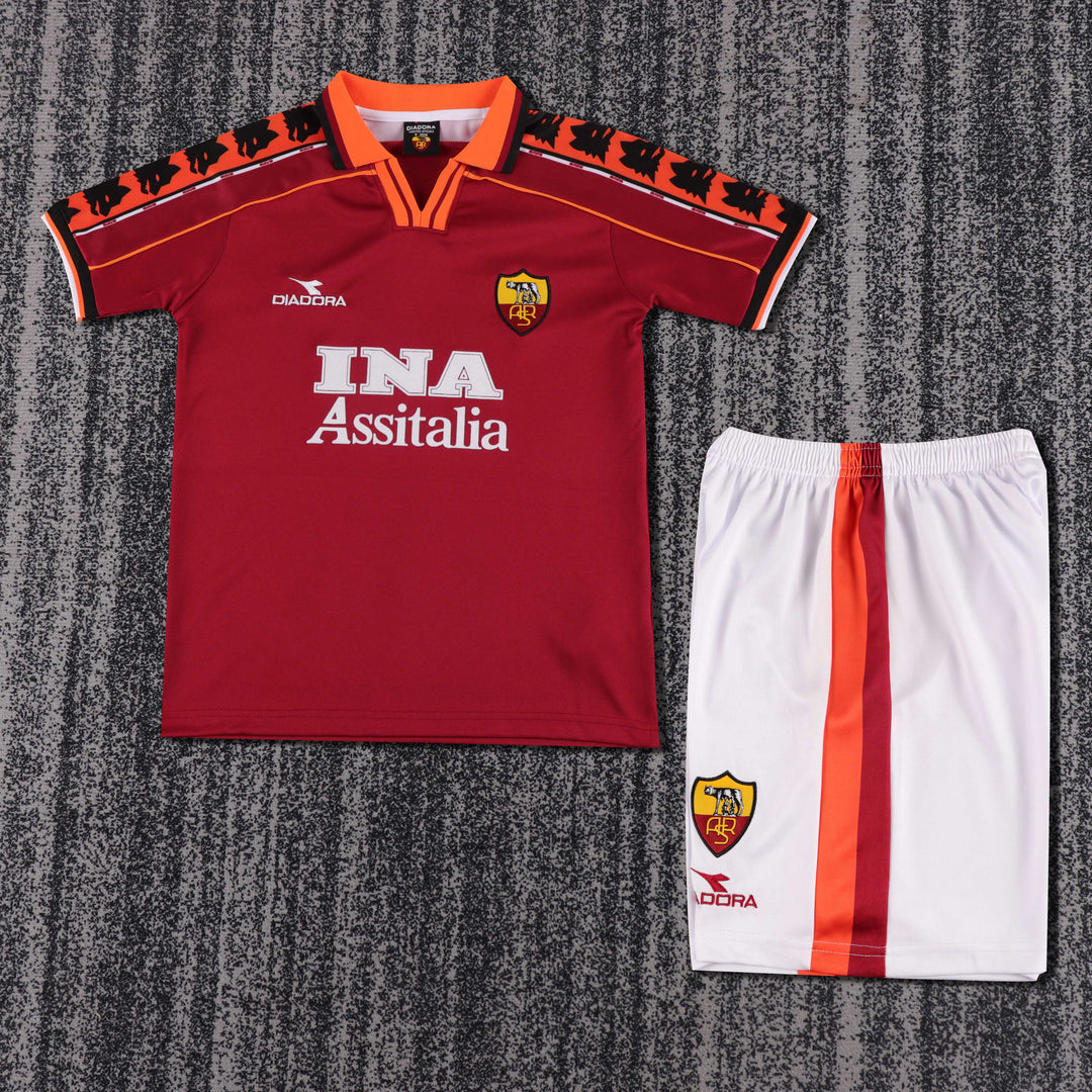 Camisa Retrô Roma 1998/99 Home Infantil – Belt Sports