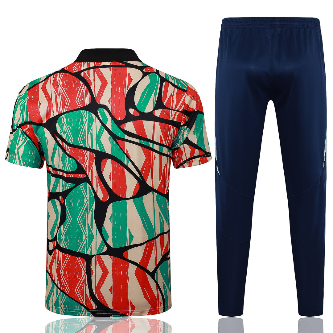 Kit Polo Arsenal 24/25 - Verde/Laranja