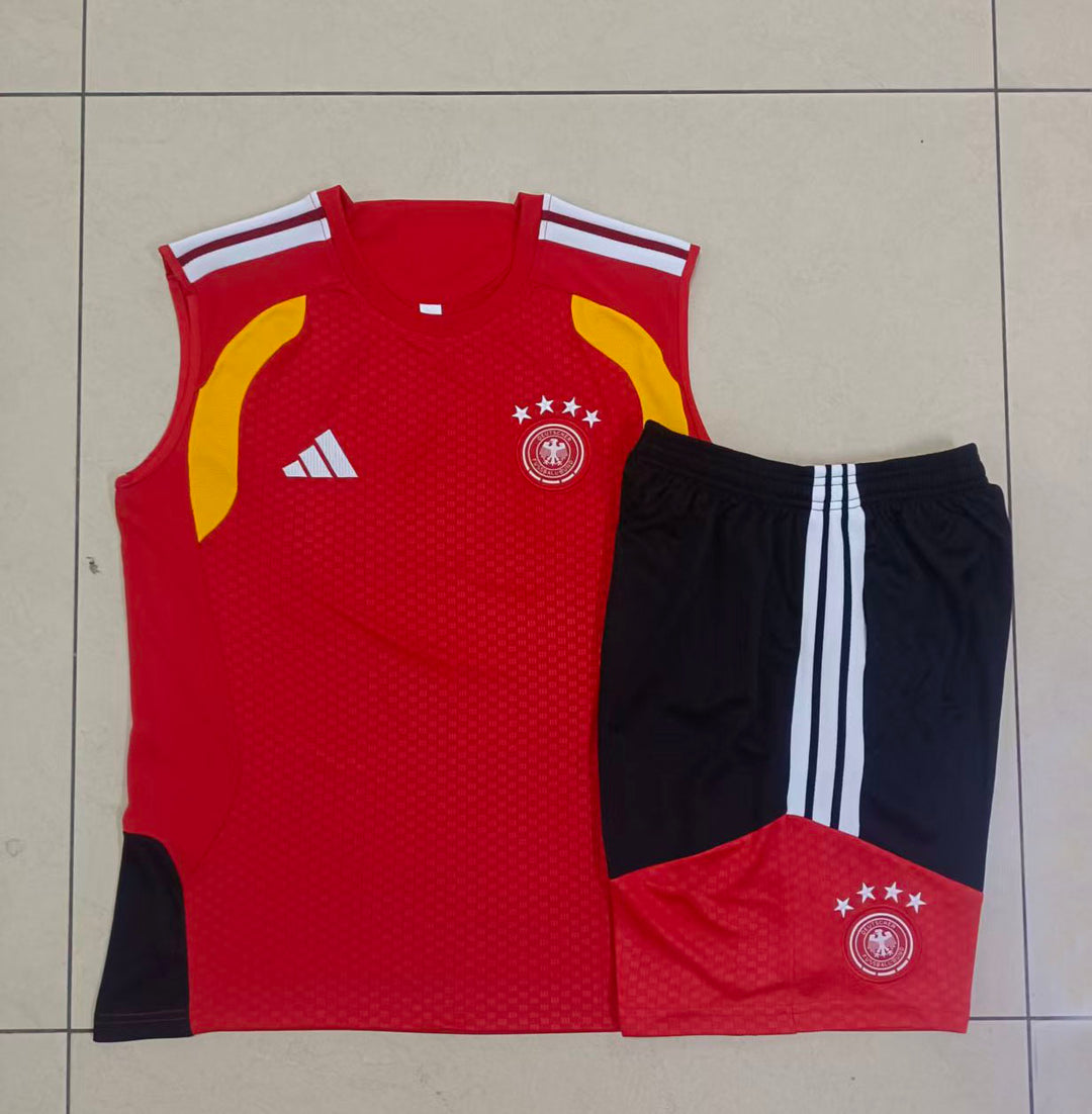 Kit Regata Alemanha 26/27 - Vermelho/Amarelo/Preto