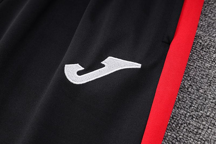 Calça Treino Joma - Preto/Vermelho