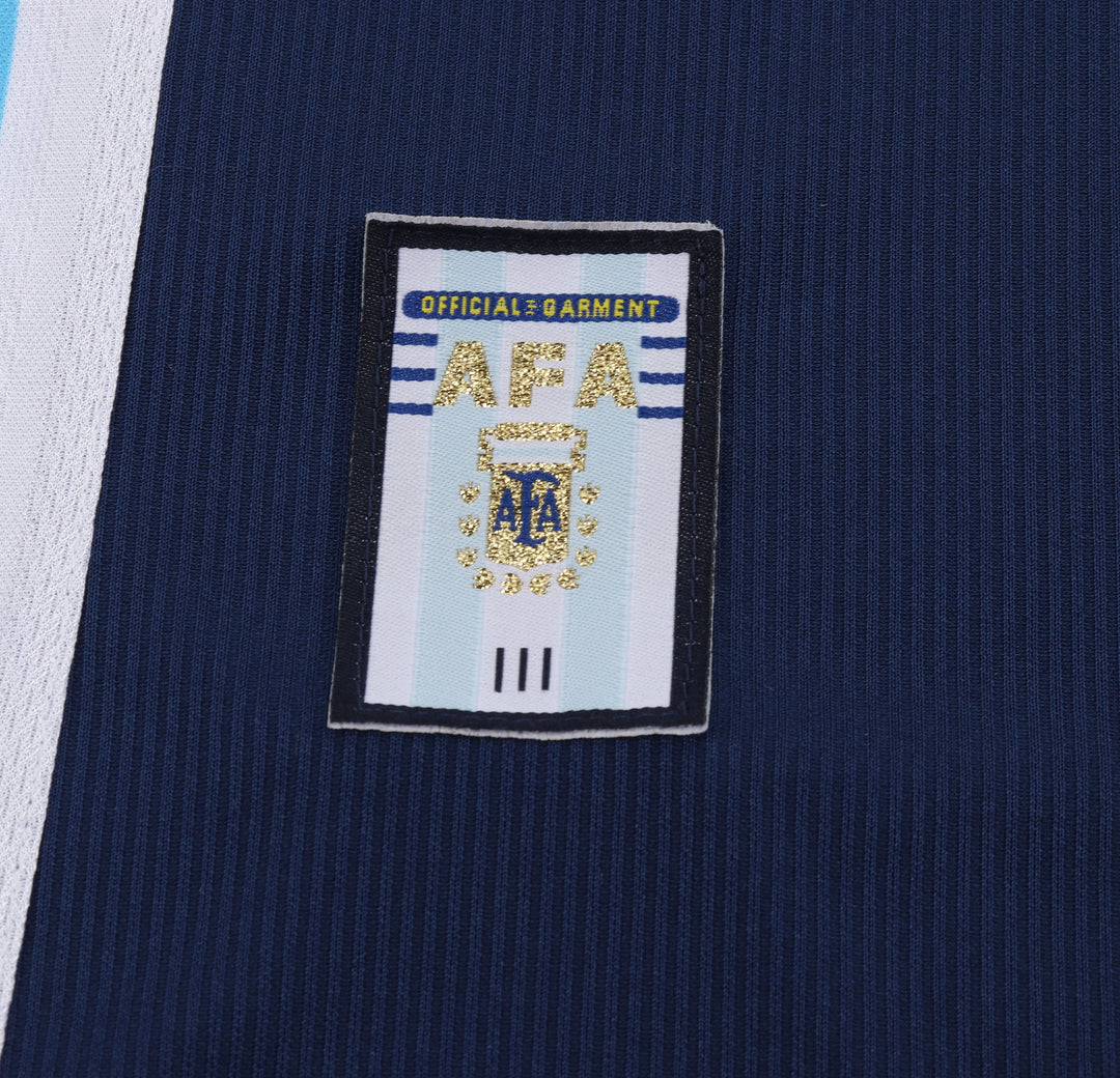 Camisa Retrô Argentina 1998 Away Infantil – Belt Sports