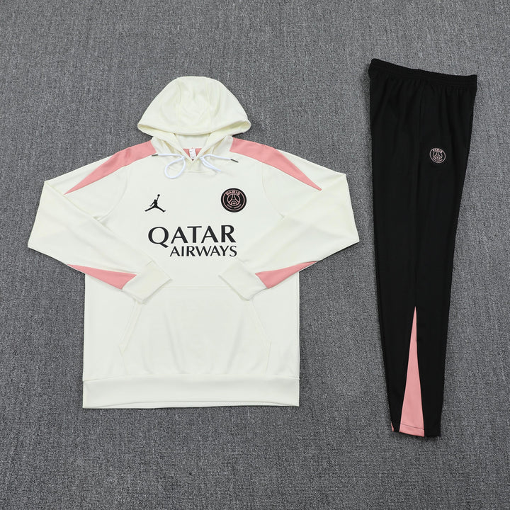 Conjunto PSG 2024/25 Branco - Capuz