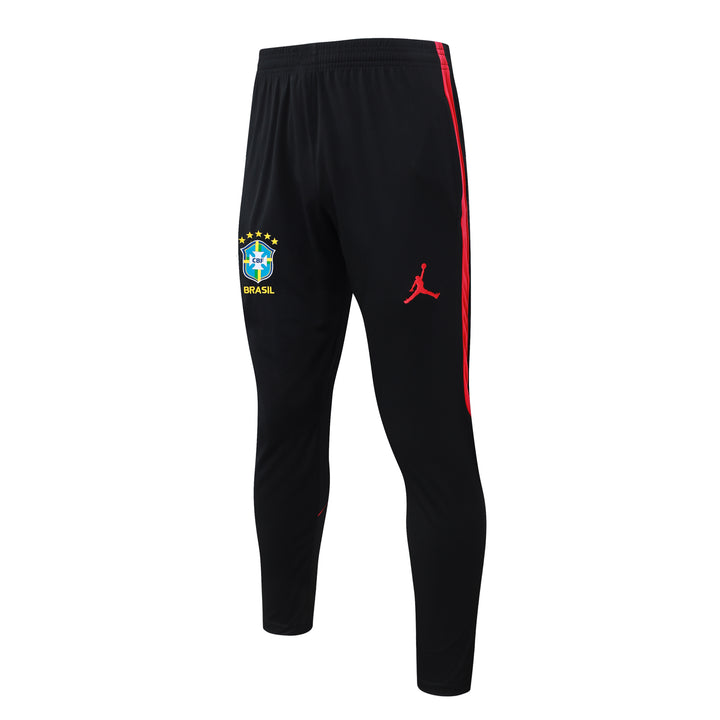 Conjunto Treino Brasil 26/27 - Preto/Vermelho