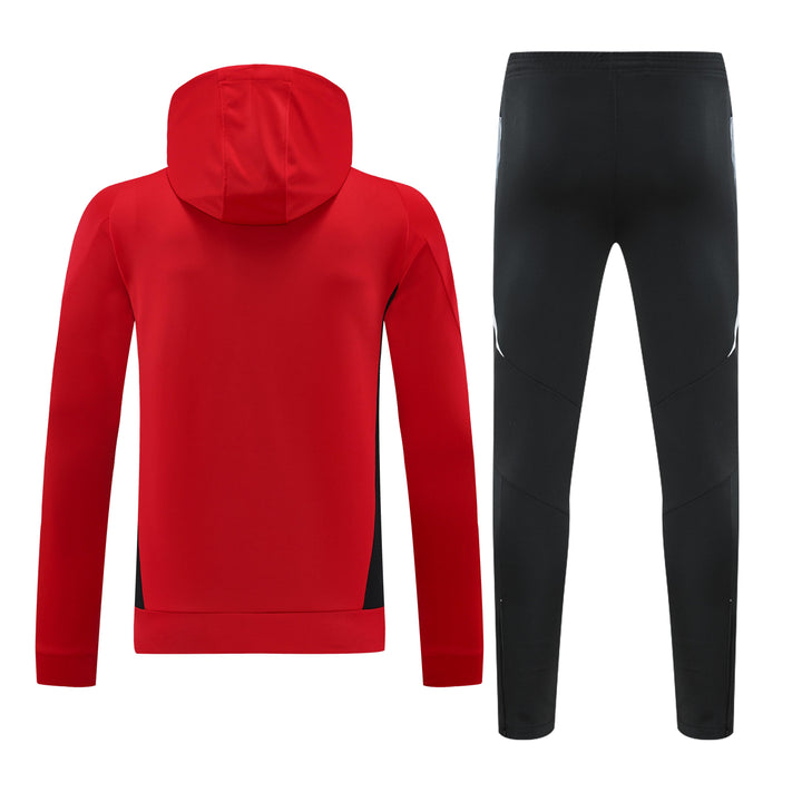 Conjunto Manchester United 2024/25 Vermelho/Preto - Capuz