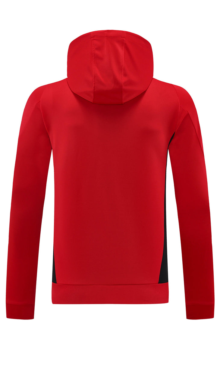 Blusão Manchester United 2024/25 Vermelho/Preto - Capuz