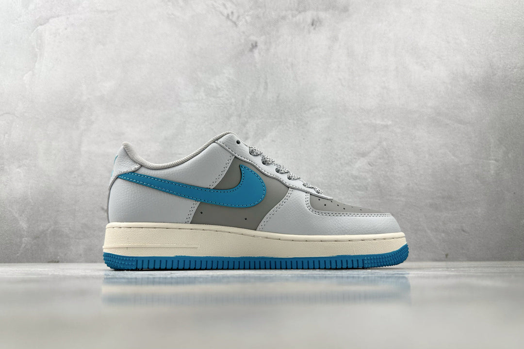 Nike Air Force 1 Louis Vuitton – Azul Claro/Cinza