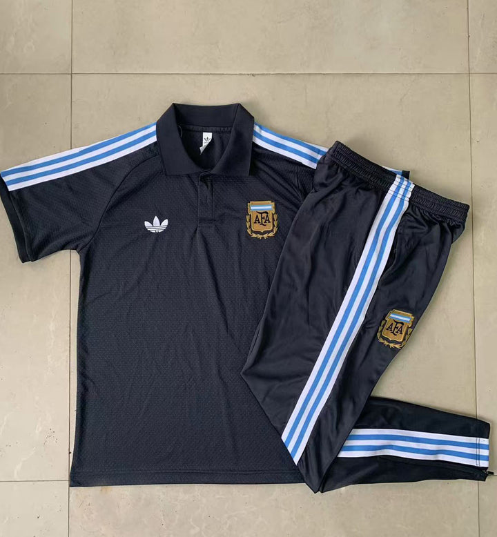 Kit Polo Argentina 25/26 - Grafite Escuro