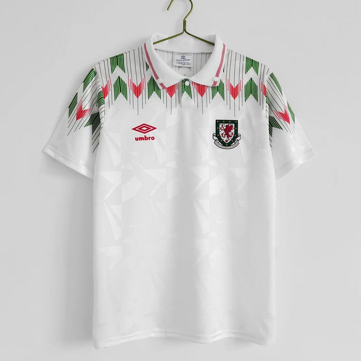 Camisa Retrô País de Gales 1990∕92 Away