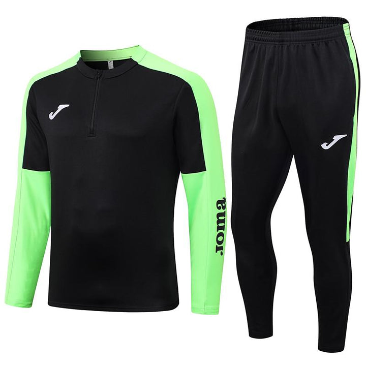 Conjunto Treino Joma - Preto/Verde