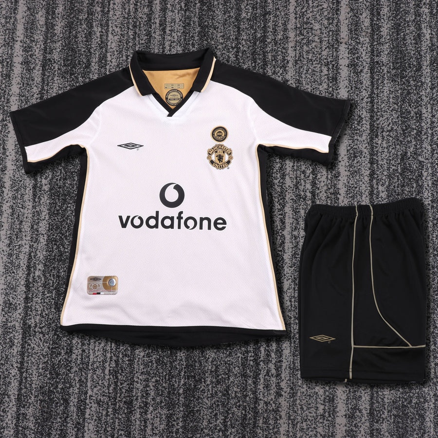 Camisa Retrô Manchester United 2001/02 Away Infantil – Belt Sports
