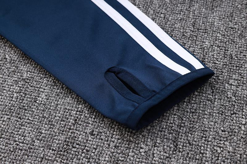 Blusão Treino Adidas - Azul Marinho/Branco