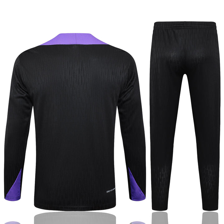 Conjunto Treino PSG 24/25 - Preto/Roxo