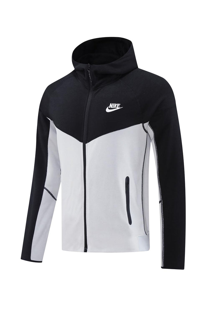 Jaqueta Nike Tech Fleece - Preta/Cinza Claro