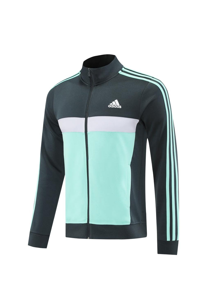 Jaqueta Adidas - Cinza/Verde Água