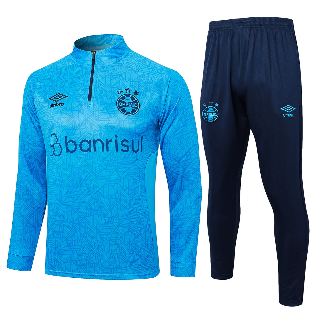 Conjunto Treino Grêmio 24/25 - Azul Capri/Azul Marinho