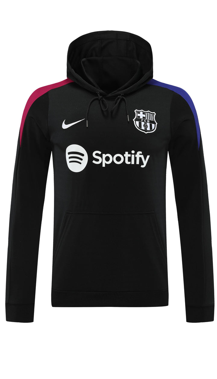 Blusão Barcelona 2024/25 Preto II - Capuz