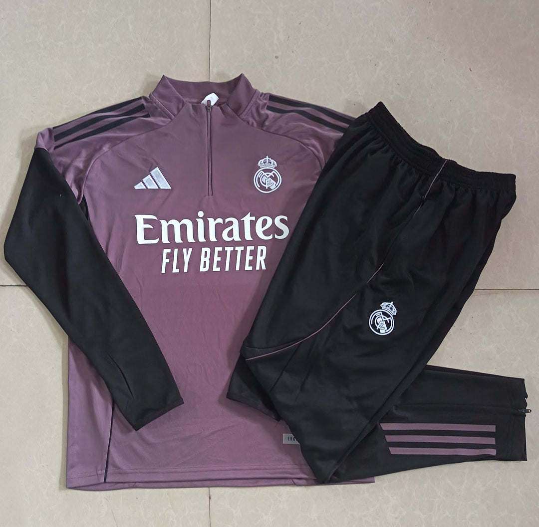 Conjunto Treino Real Madrid 25/26 - Ameixa
