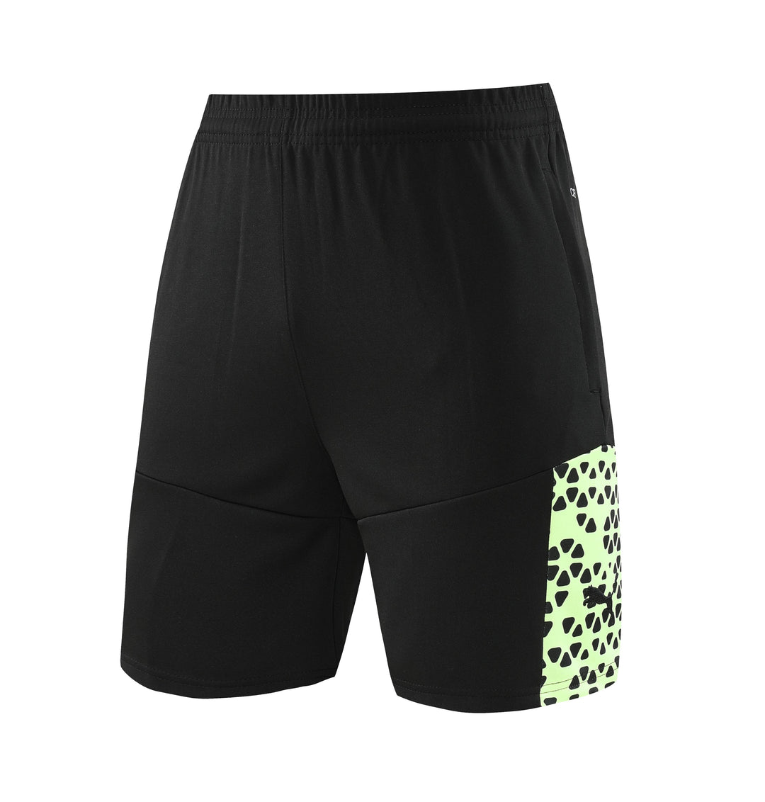Short Treino Puma - Preto/Verde Claro