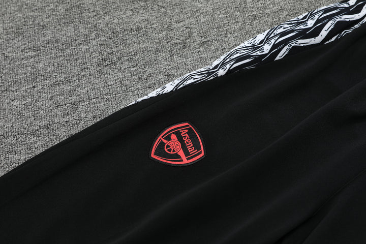 Conjunto Arsenal 2024/25 Preto - Capuz