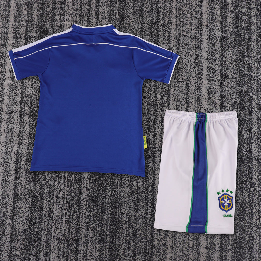 Camisa Retrô Brasil 1998 Away Infantil – Belt Sports
