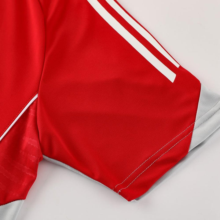 Kit Adidas - Vermelho/Cinza