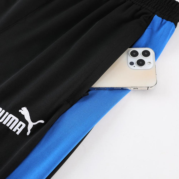 Calça Treino Puma - Preto/Azul