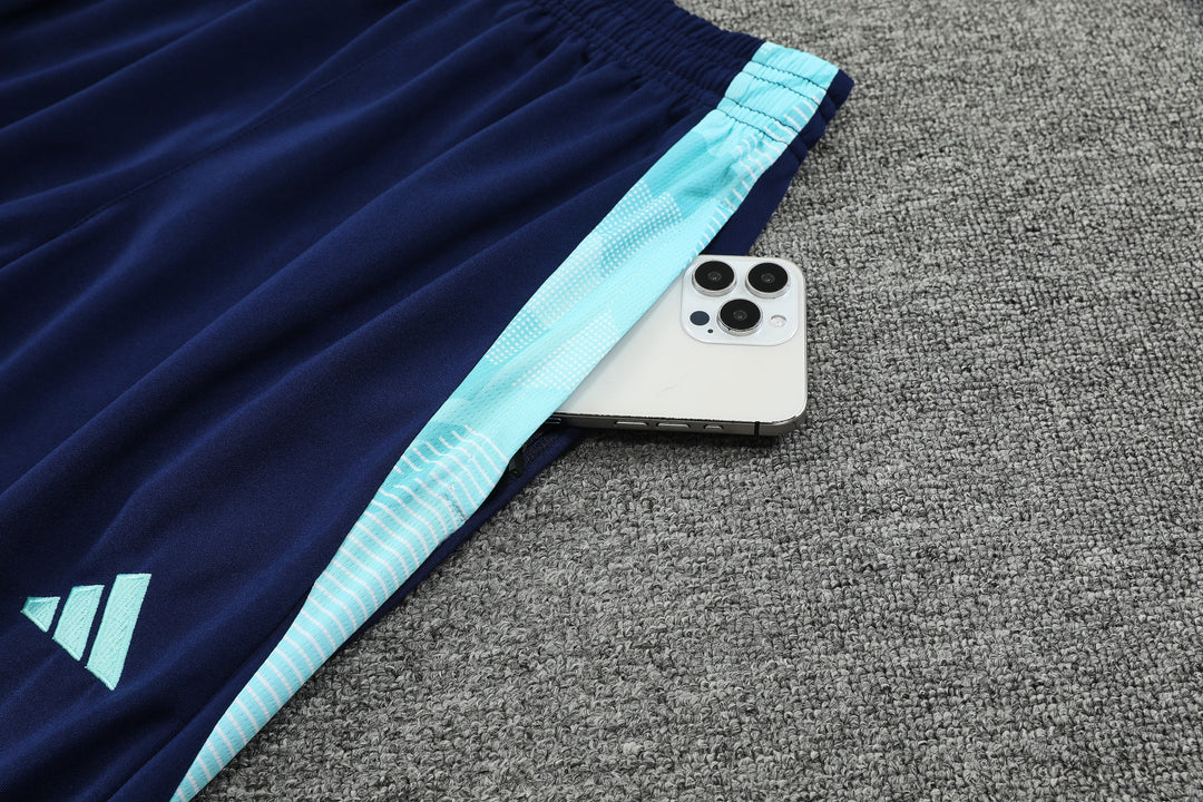 Conjunto Arsenal 2024/25 Azul Turquesa - Capuz