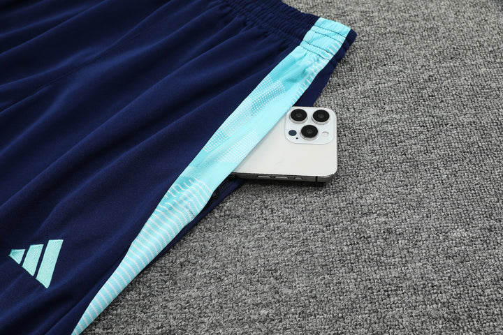 Conjunto Arsenal 2024/25 Azul Turquesa - Capuz
