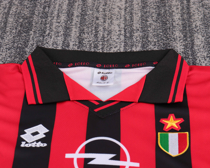 Camisa Retrô Milan 1996/97 Home Infantil – Belt Sports