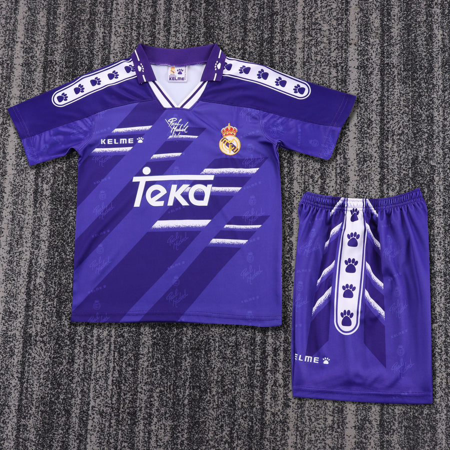 Camisa Retrô Real Madrid 1994/95 Away Infantil – Belt Sports
