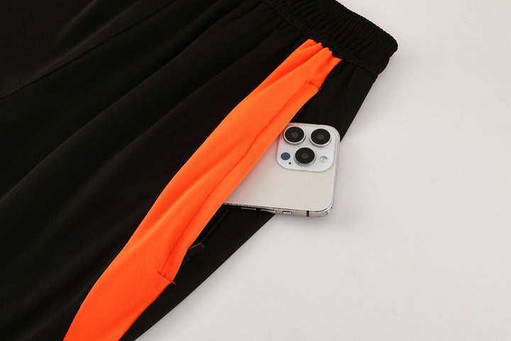 Calça Treino Adidas  - Preto/Laranja