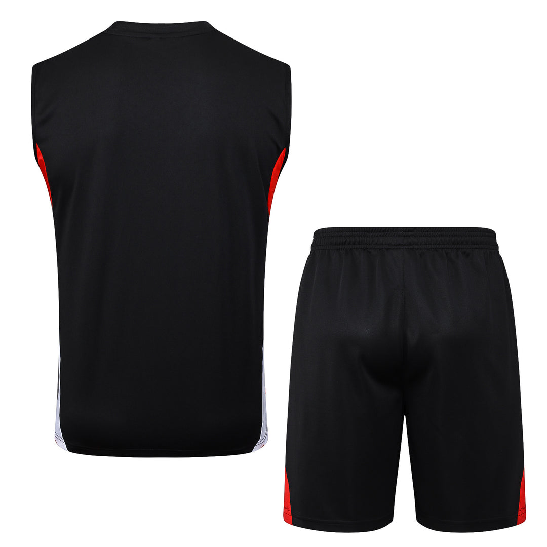 Kit Regata Bayern de Munique 25/26 - Preto/Vermelho/Branco