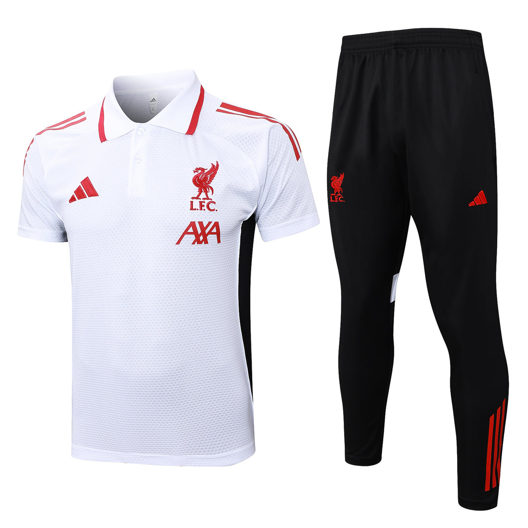 Kit Polo Liverpool 25/26 - Branco