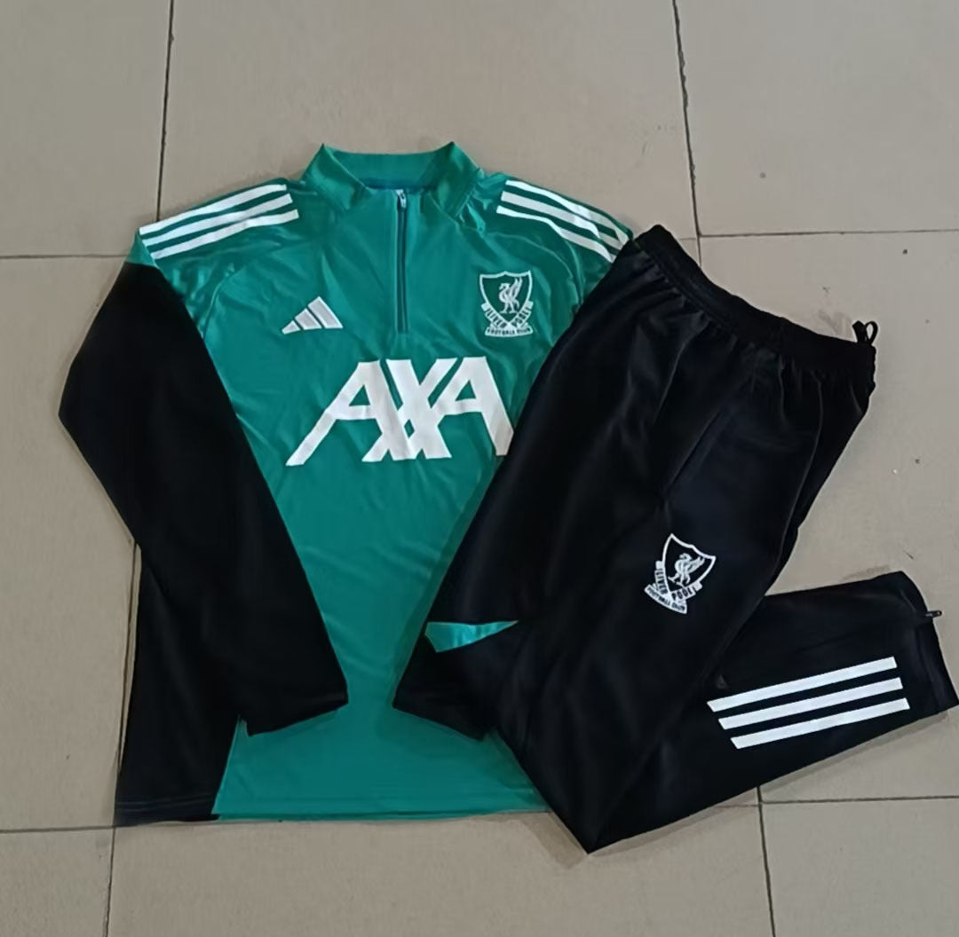 Conjunto Treino Liverpool 25/26 - Verde/Preto