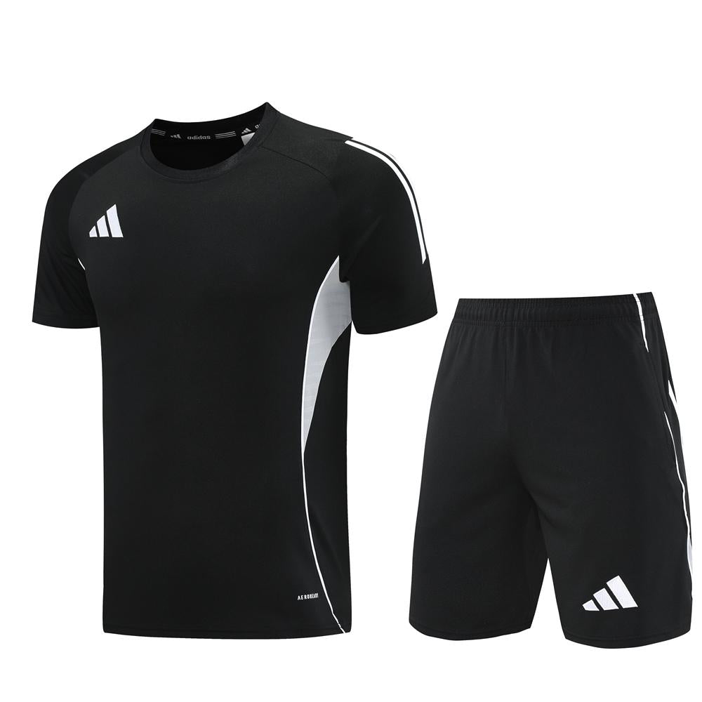 Kit Adidas - Preto/Cinza