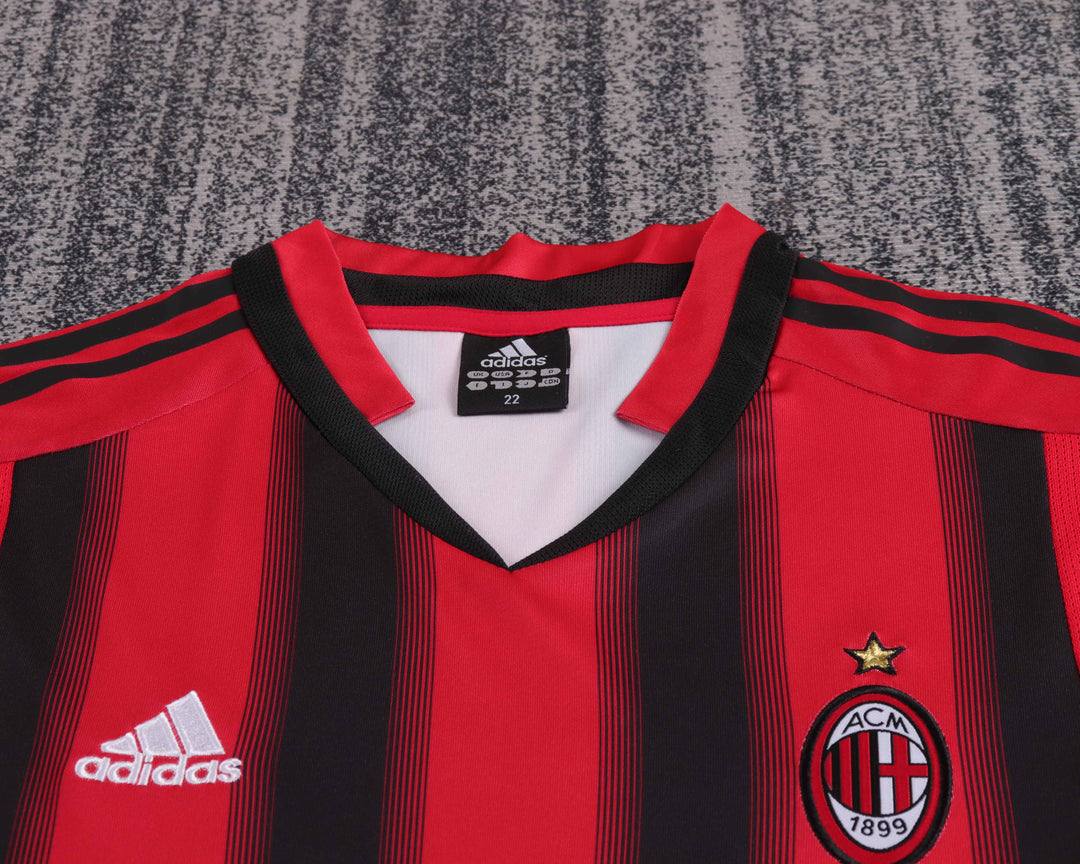 Camisa Retrô Milan 2004/05 Home Infantil – Belt Sports