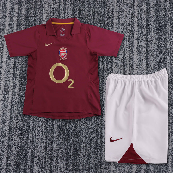 Camisa Retrô Arsenal 2005/06 Home Infantil – Belt Sports