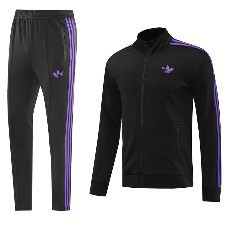 Conjunto Adidas Originals - Preto/Roxo