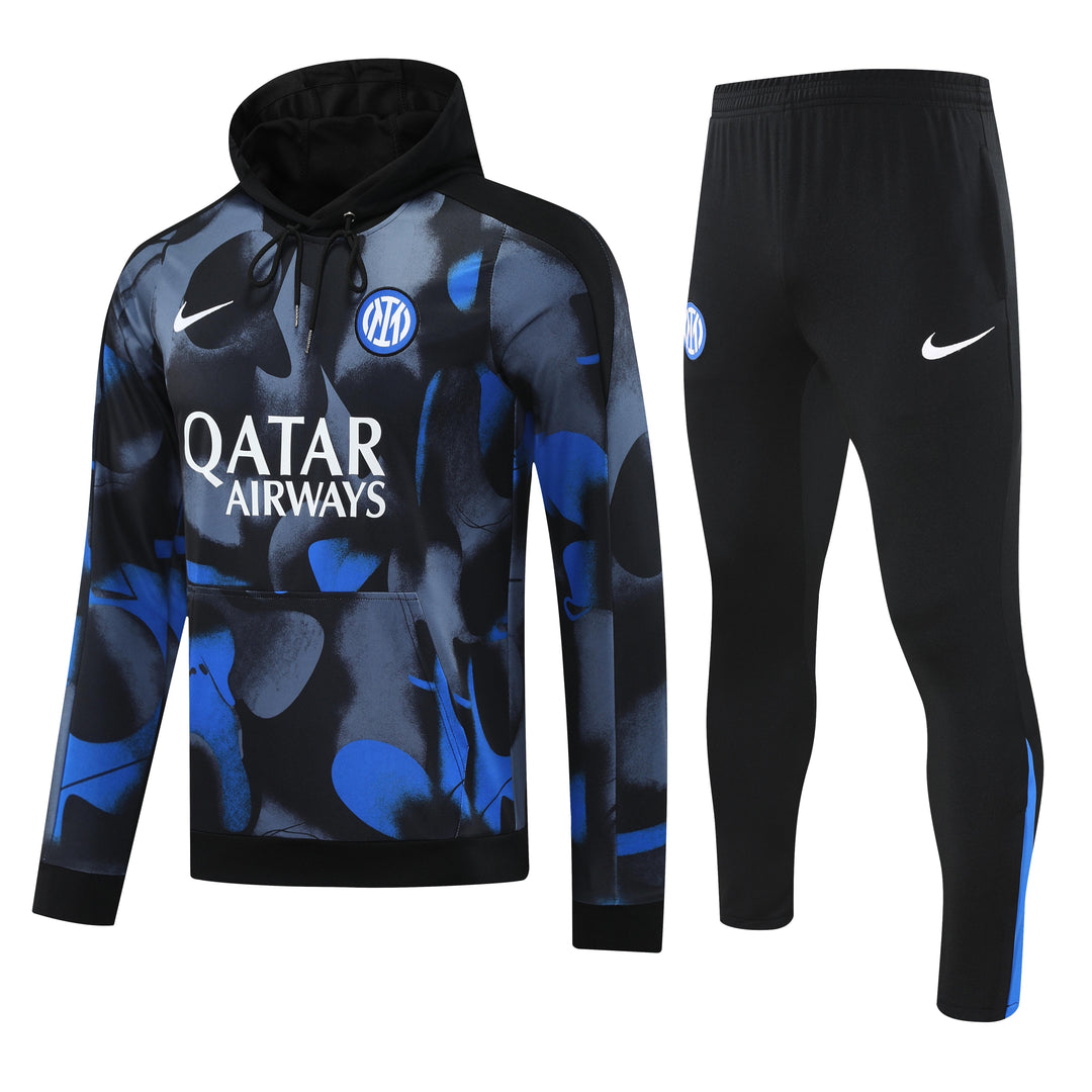 Conjunto Inter de Milão 2024/25 Preto - Capuz